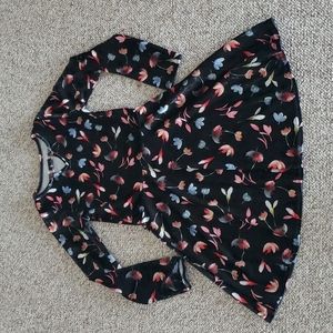 Kidpik velvety floral dress